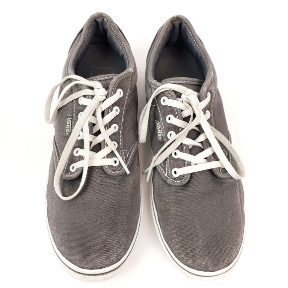 grey vans tennis shoes